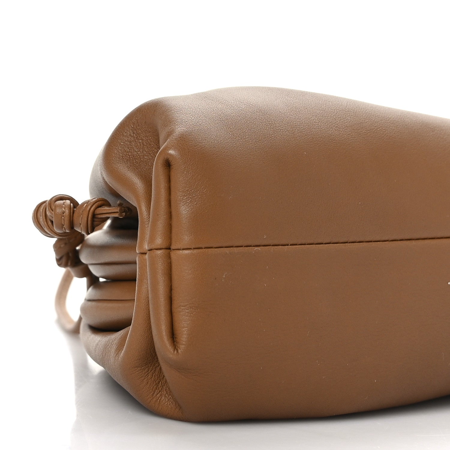 Bottega Veneta Butter Calfskin The Mini Pouch Cammello 9 of 10