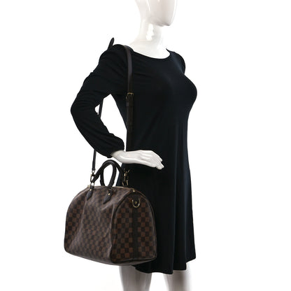 Louis Vuitton Damier Ebene Speedy Bandouliere 35 2 of 12