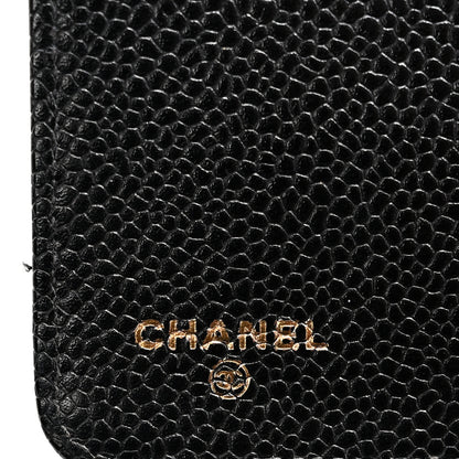 Chanel Caviar Quilted CC Ring Agenda Planner Black 6 of 10