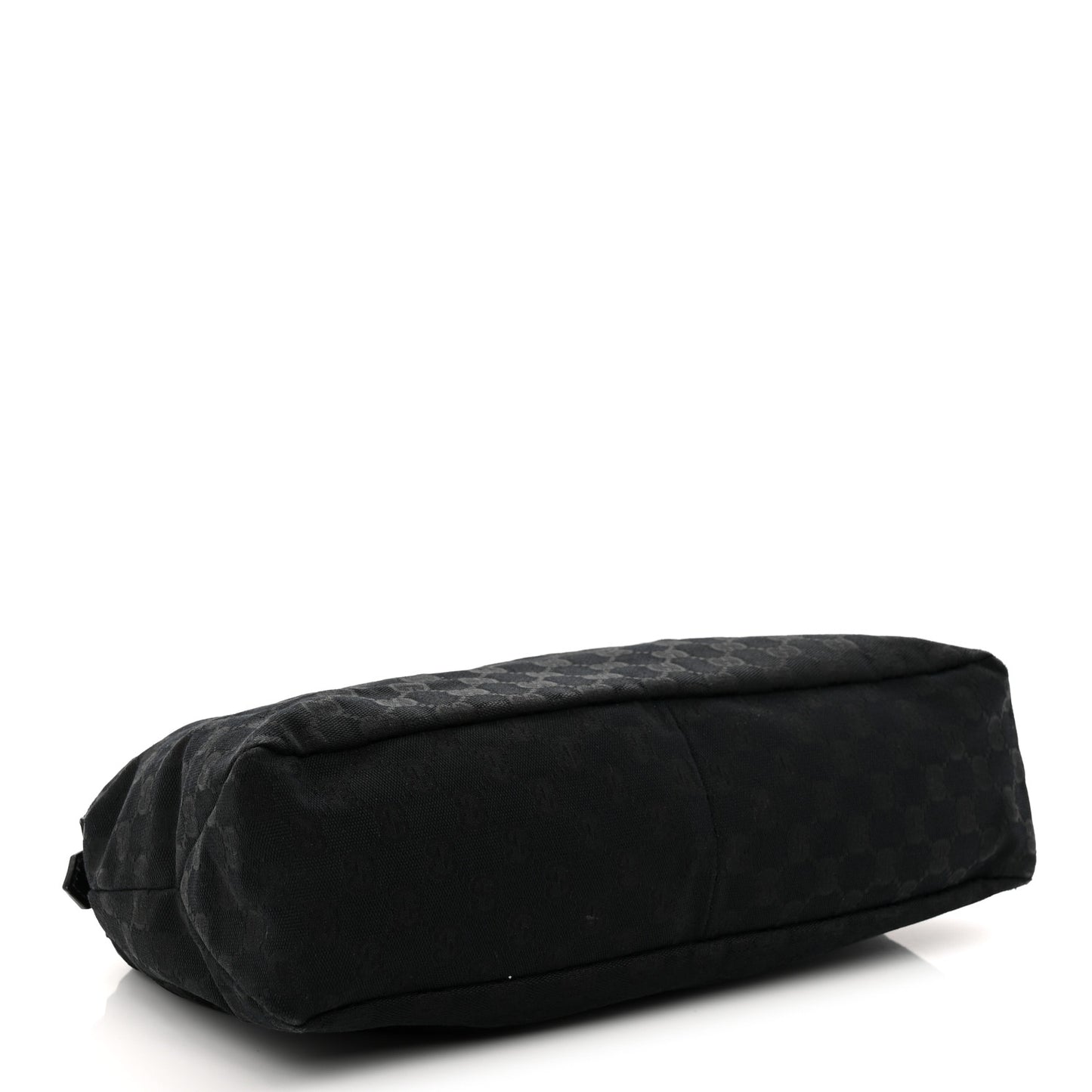 Monogram Medium Horsebit Chain Hobo Black