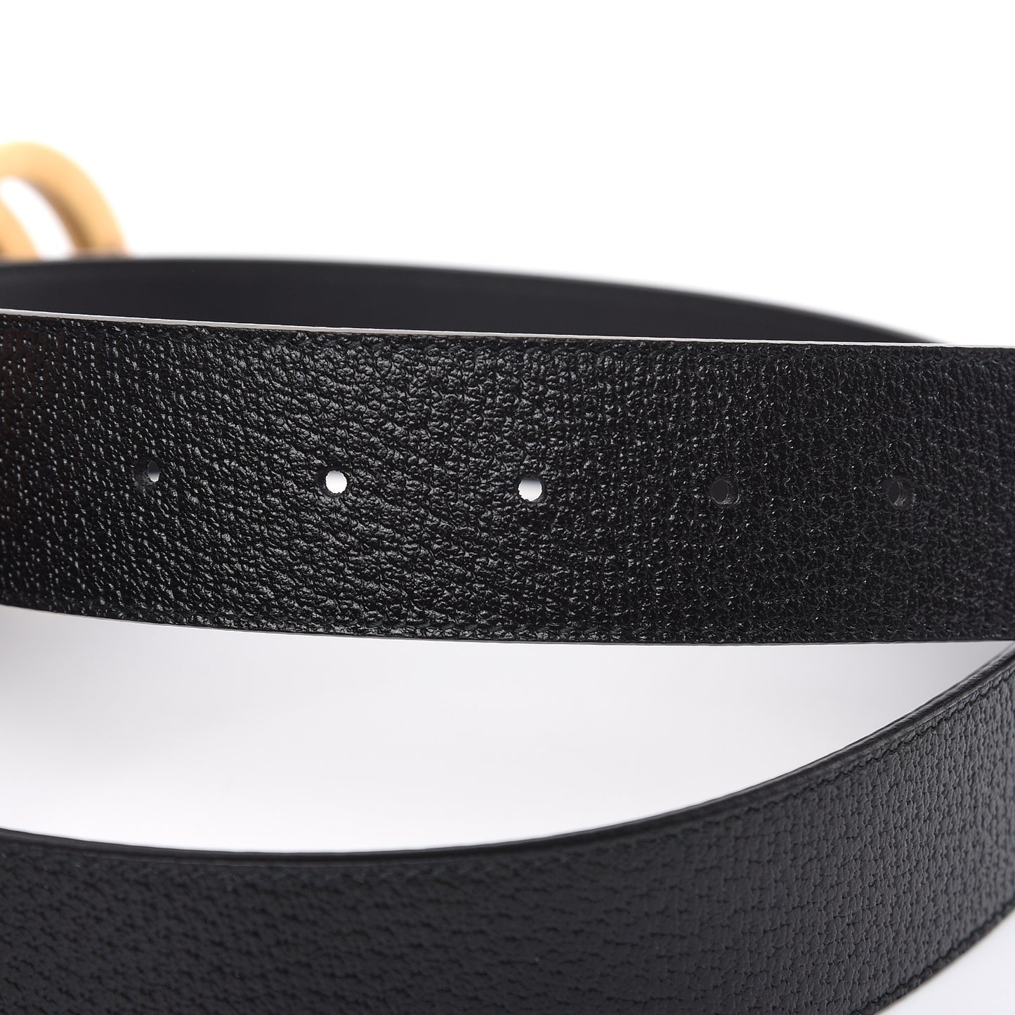 Textured Calfskin Double G 40mm Belt 95 38 Black