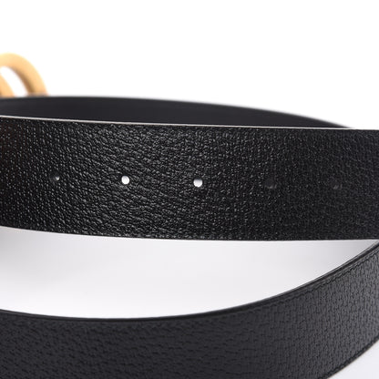 Gucci Textured Calfskin Double G 40mm Belt 95 38 Black 4 of 7