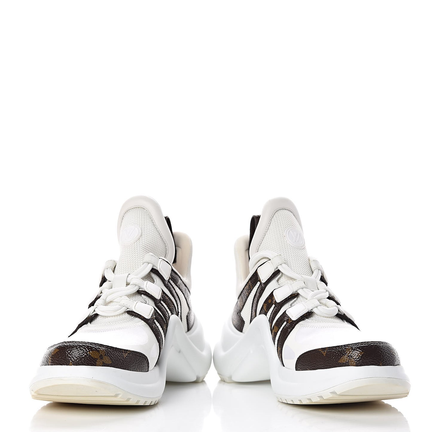 Patent Monogram LV Archlight Sneakers 36.5 White
