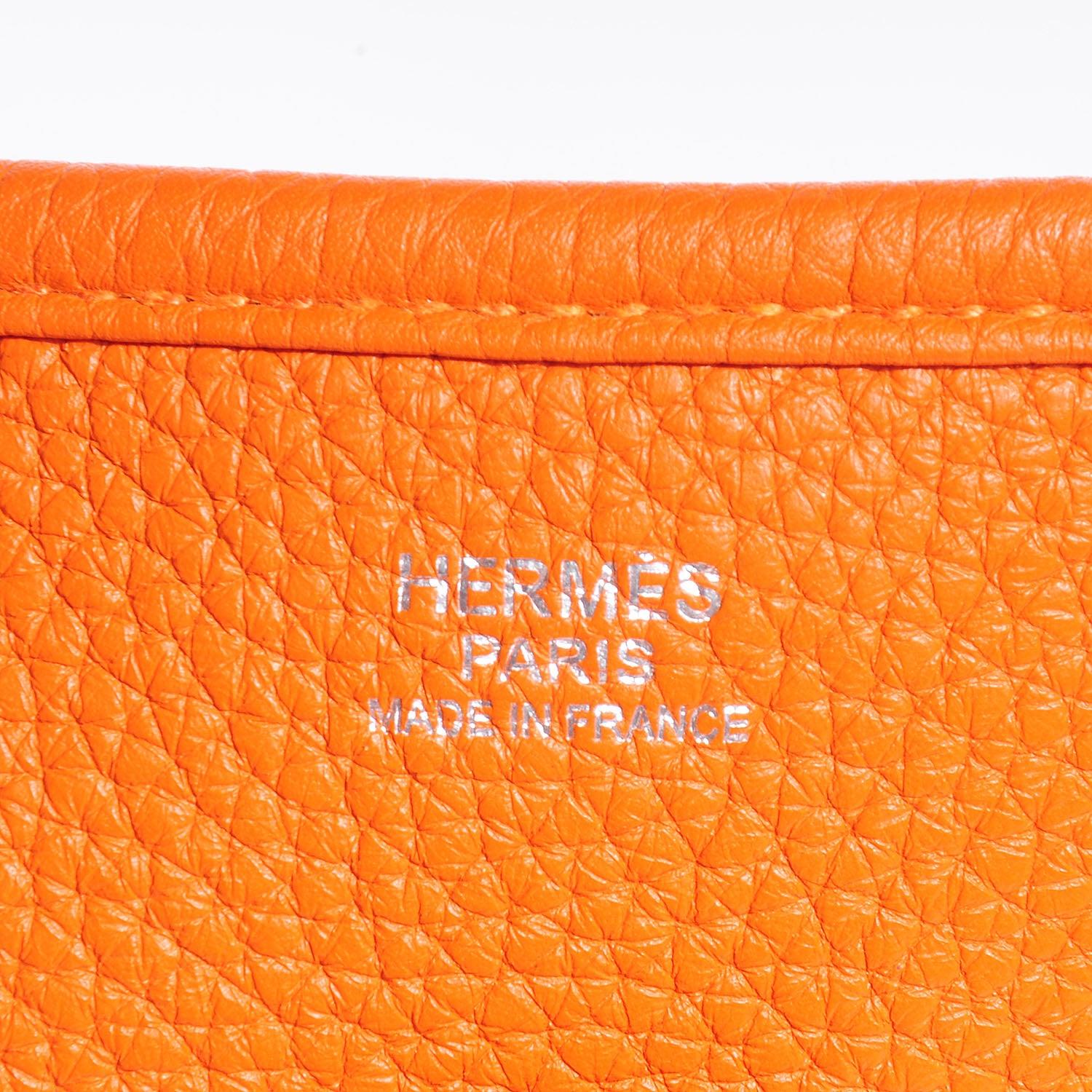 Hermes Taurillon Clemence Evelyne PM III Orange 9 of 15