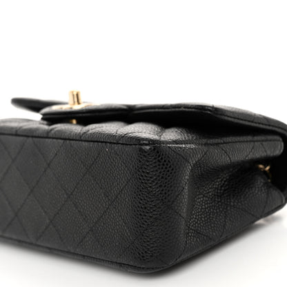 Chanel Caviar Quilted Mini Rectangular Flap Black 10 of 10