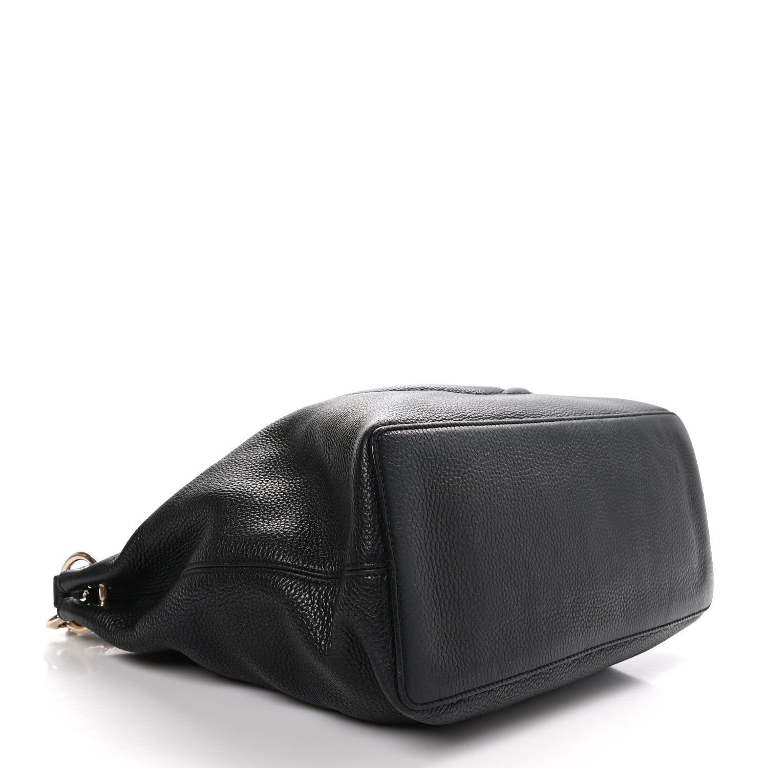 Gucci Pebbled Calfskin Large Soho Hobo Black 4 of 10
