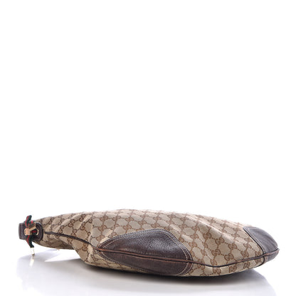 Gucci Monogram Large Princy Hobo Dark Brown 4 of 12