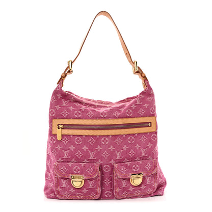 Louis Vuitton Denim Baggy PM Fuchsia 1 of 15