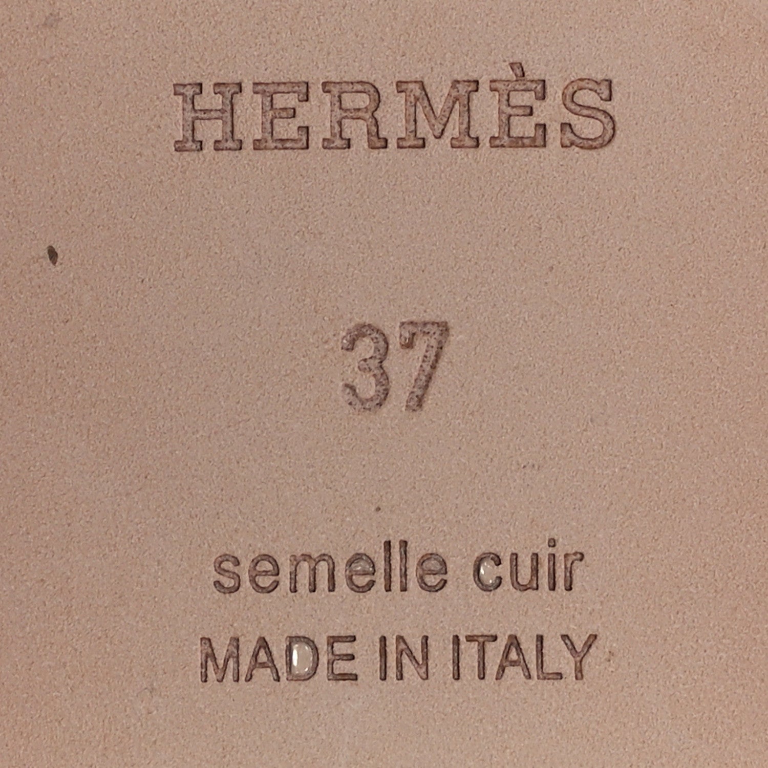 Hermes Epsom Oran Sandals 37 Jaune Pollen 7 of 9
