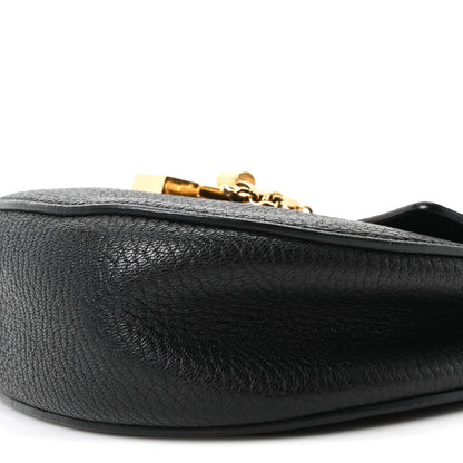 Chloe Grained Lambskin Mini Drew Shoulder Bag Black 10 of 10