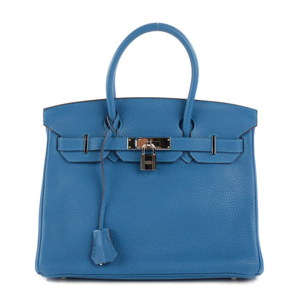Hermes Taurillon Clemence Birkin 30 Mykonos 1 of 24