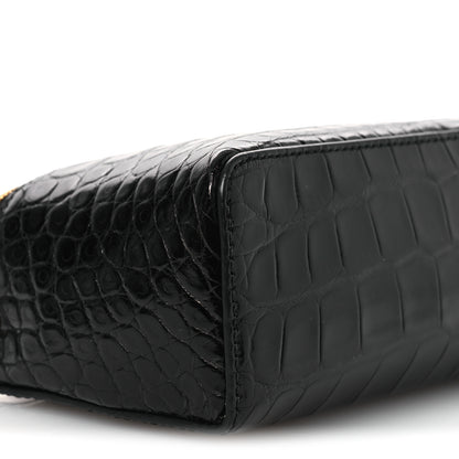 Loro Piana Glazed Alligator L19 Extra Pocket Pouch Black 8 of 10