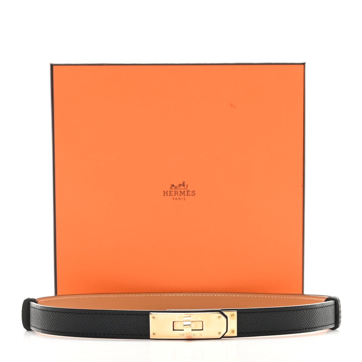 Hermes Epsom Kelly Belt Black 4 of 4