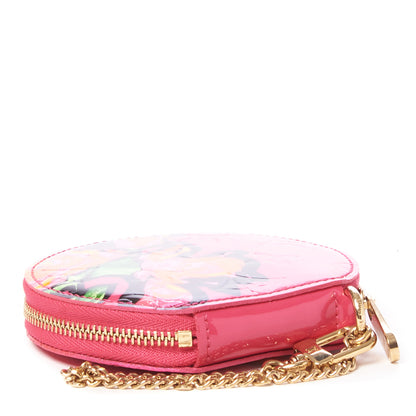 Louis Vuitton Vernis Roses Chapeau Coin Purse Rose Pop 3 of 8