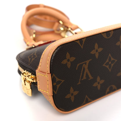 Louis Vuitton Monogram Nano Alma 8 of 9