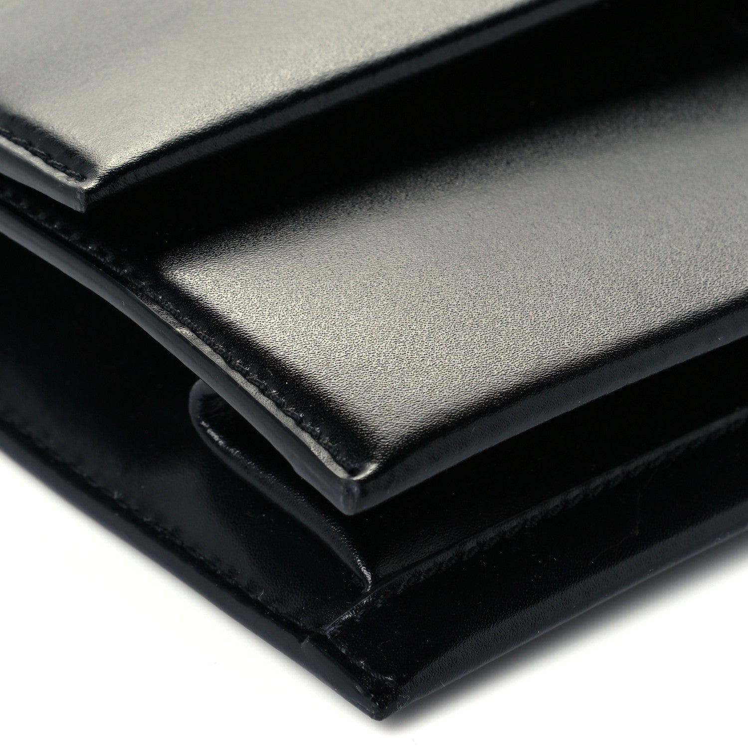 Saint Laurent Calfskin Medium Chain Babylone Black 11 of 12