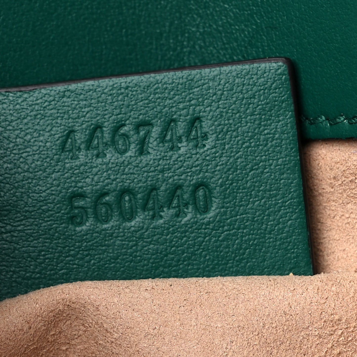 Calfskin Matelasse Mini GG Marmont Shoulder Bag Emerald Green