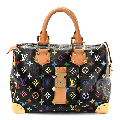 Louis Vuitton Monogram Multicolor Speedy 30 Black 1 of 9