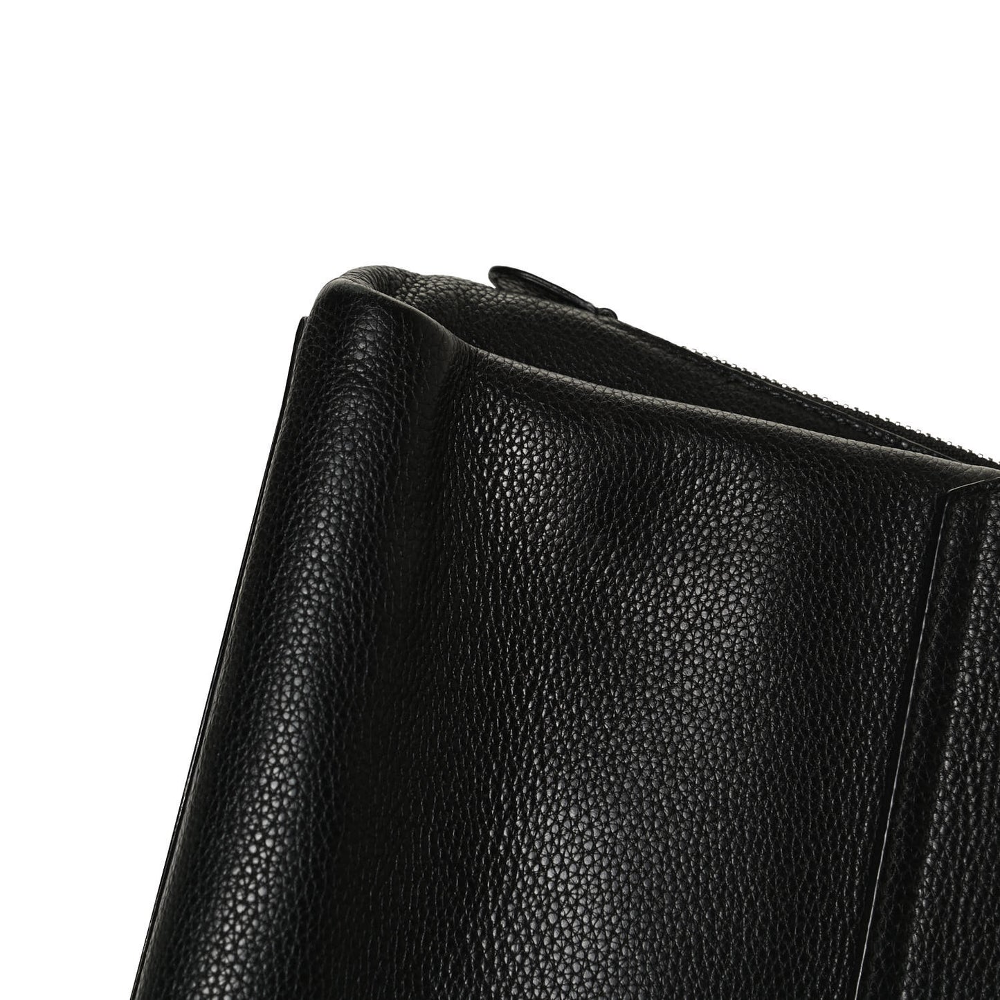 Grained Calfskin Le Dix Mini Soft Cartable Crossbody Black