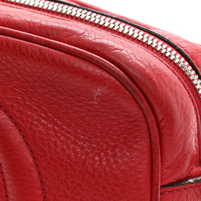 Gucci Pebbled Calfskin Small Soho Disco Bag Tabasco Red 15 of 18