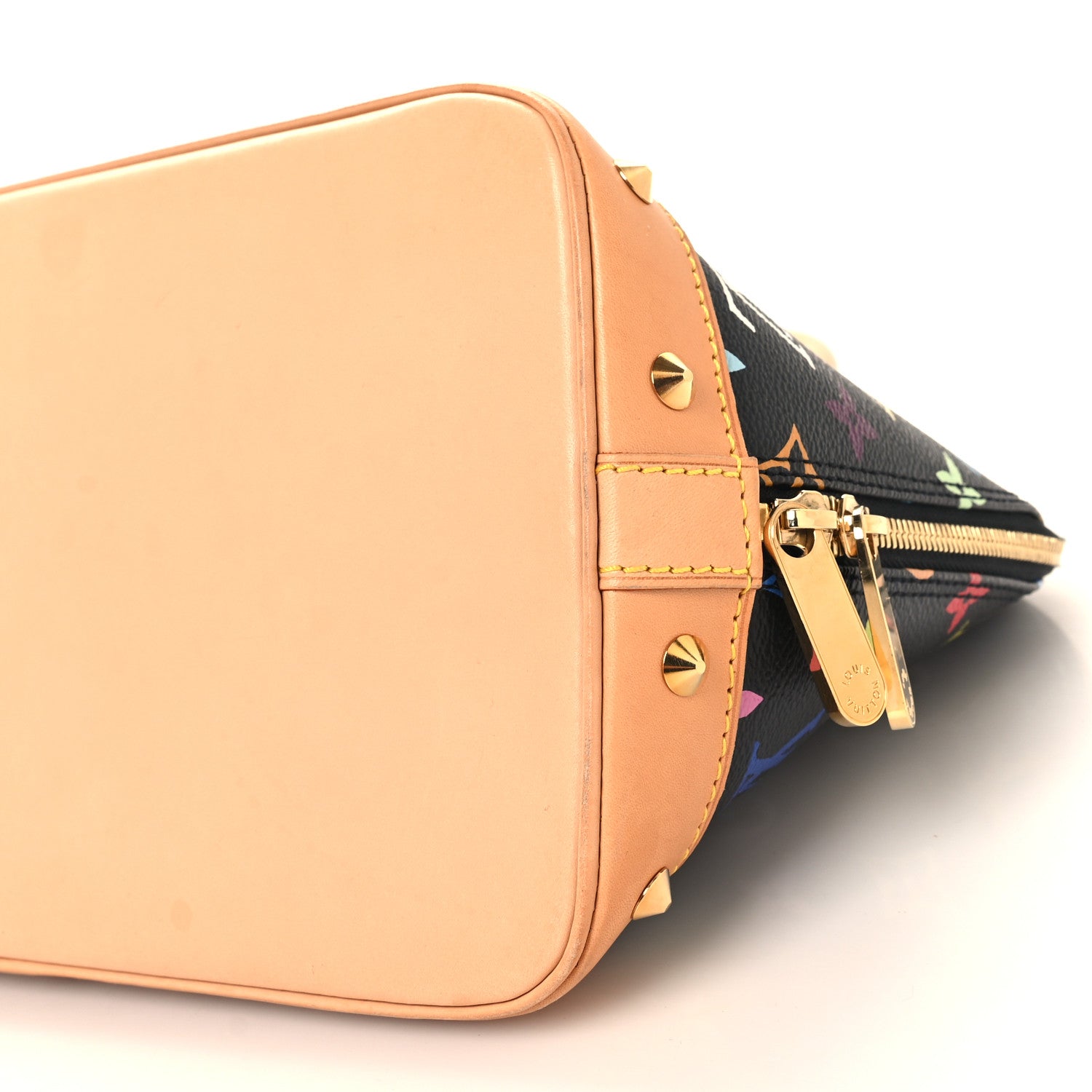 Louis Vuitton Monogram Multicolor Alma Black 9 of 10