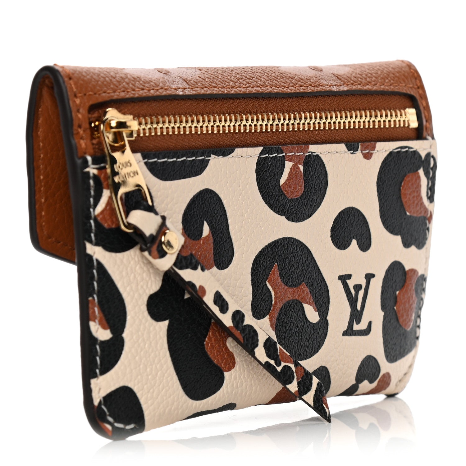 Louis Vuitton Empreinte Monogram Giant Wild At Heart Key Pouch Caramel 3 of 7