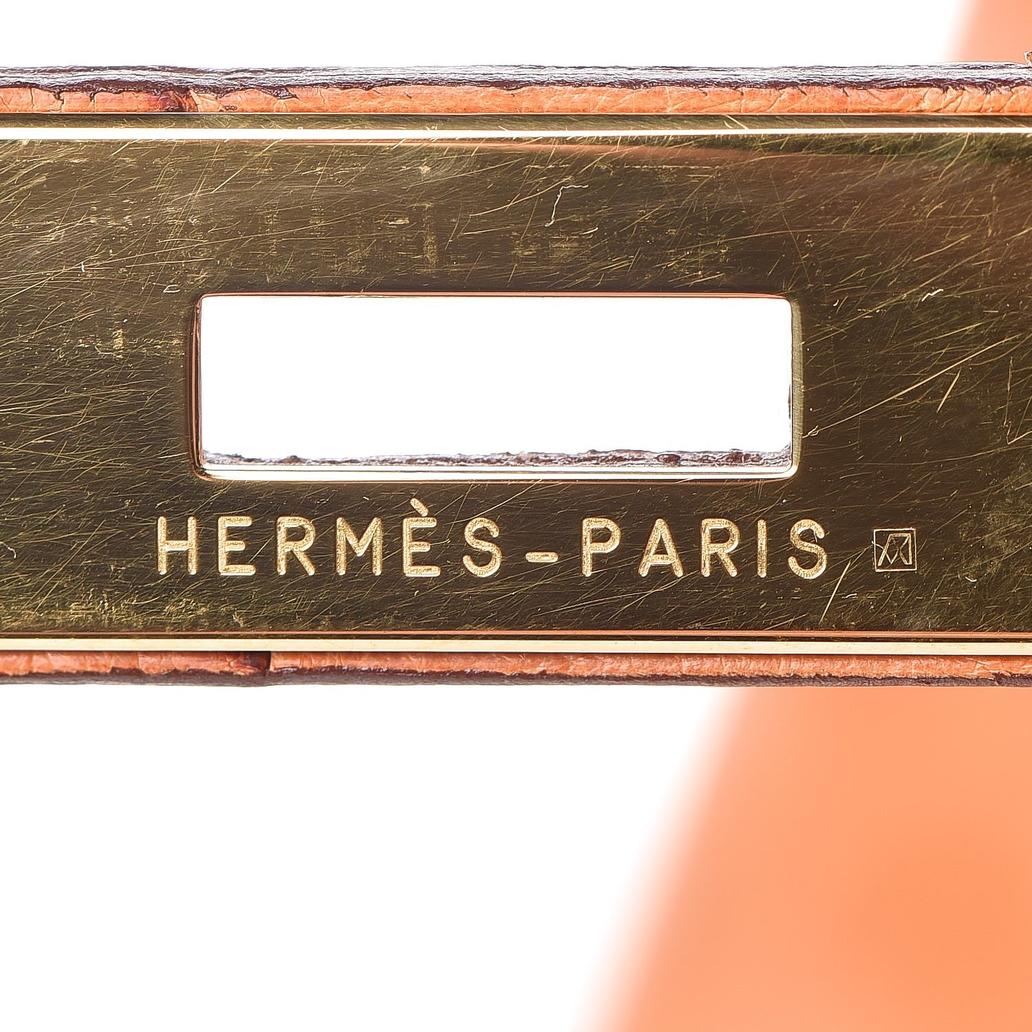 Hermes Ostrich Birkin 35 Orange 9 of 34