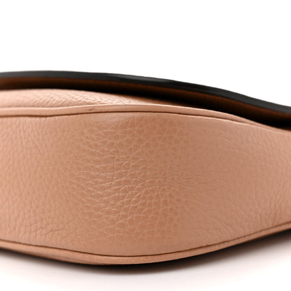 Gucci Pebbled Calfskin Medium Soho Flap Crossbody Camelia 10 of 14