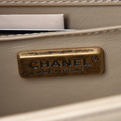 Chanel Galuchat Stingray Small Boy Flap Beige 9 of 16