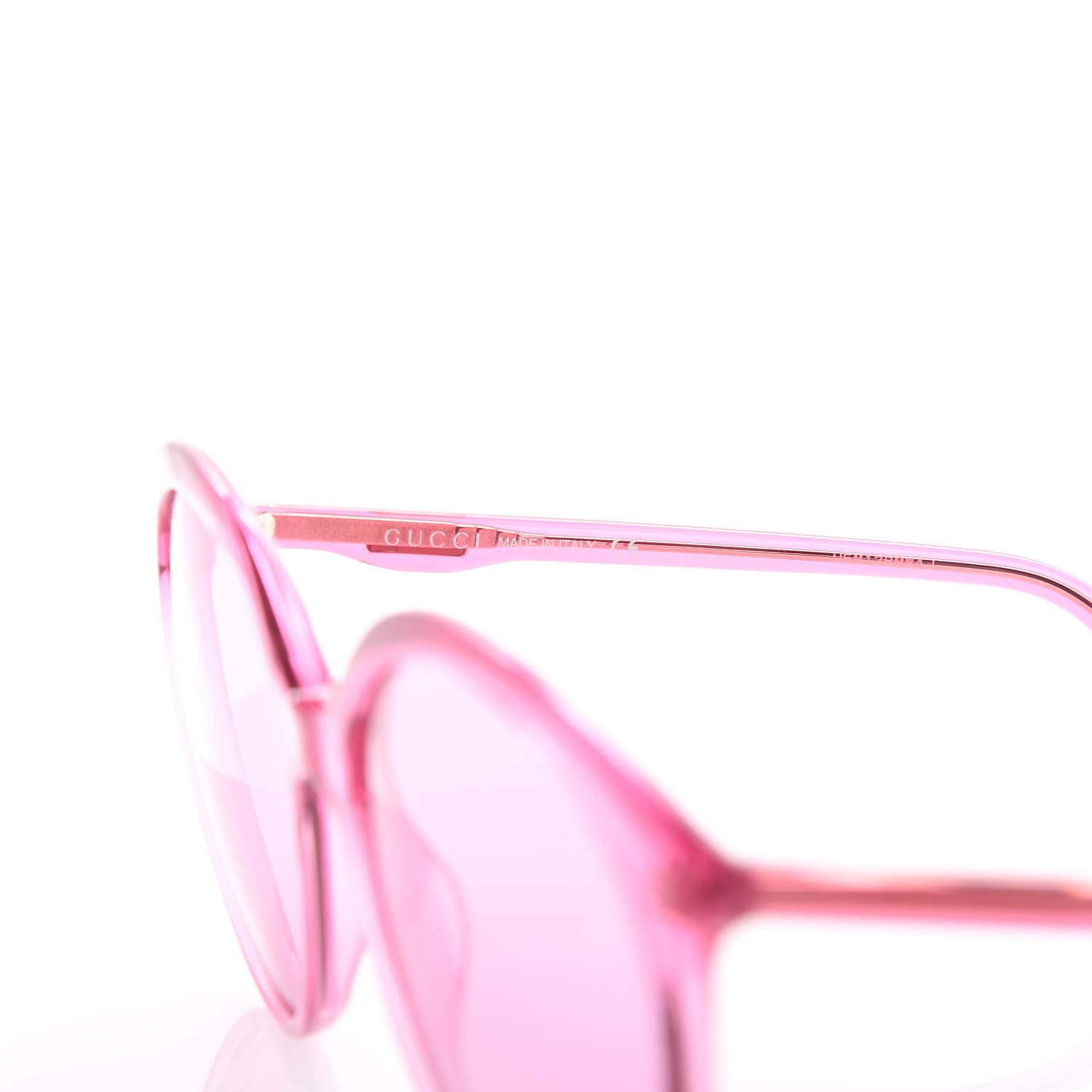 Gucci Acetate GG Sunglasses GG0257S Pink 5 of 6