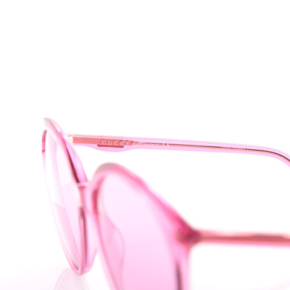 Gucci Acetate GG Sunglasses GG0257S Pink 5 of 6