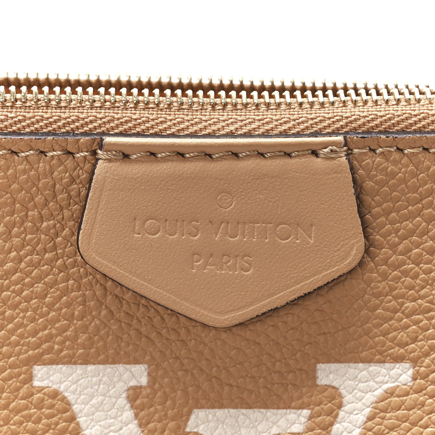 Louis Vuitton Empreinte Monogram Giant Multi Pochette Accessories Arizona Creme 7 of 11