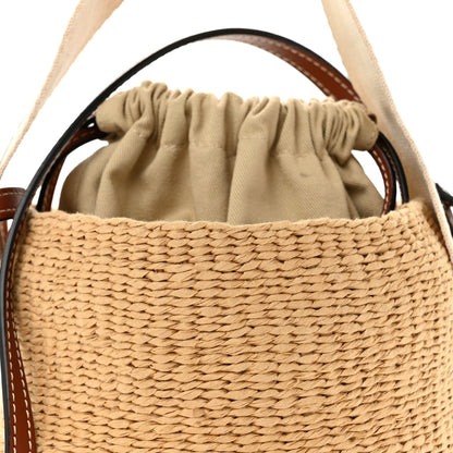 Chloe Natural Woven Fiber Small Woody Basket 9 of 11