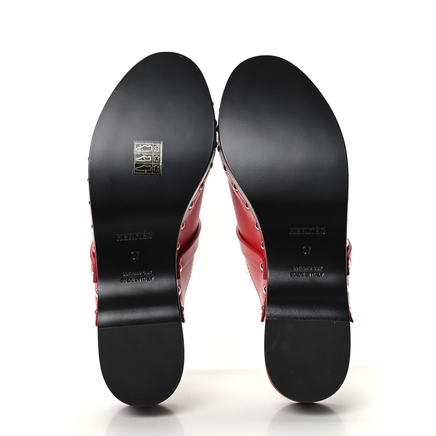 Hermes Calfskin Carlotta Mules 37 4 of 6