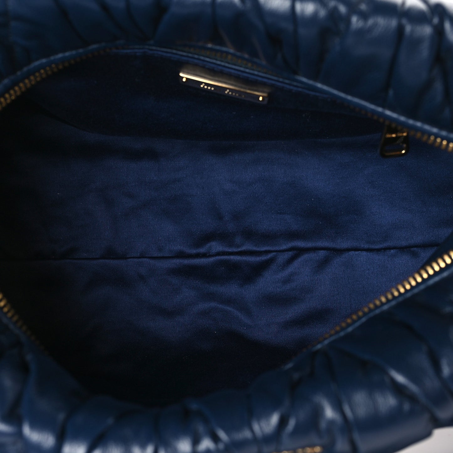 Nappa Matelasse Shoulder Bag Bleuette