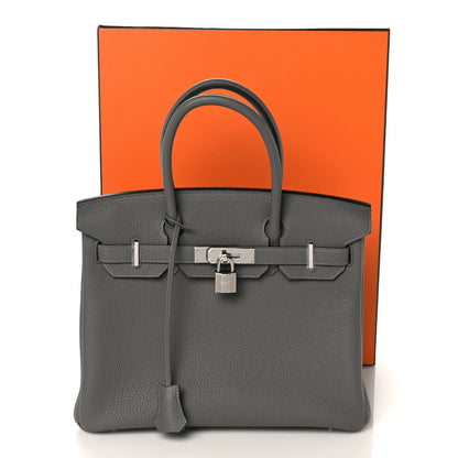 Hermes Togo Birkin 30 Gris Meyer 35 of 35