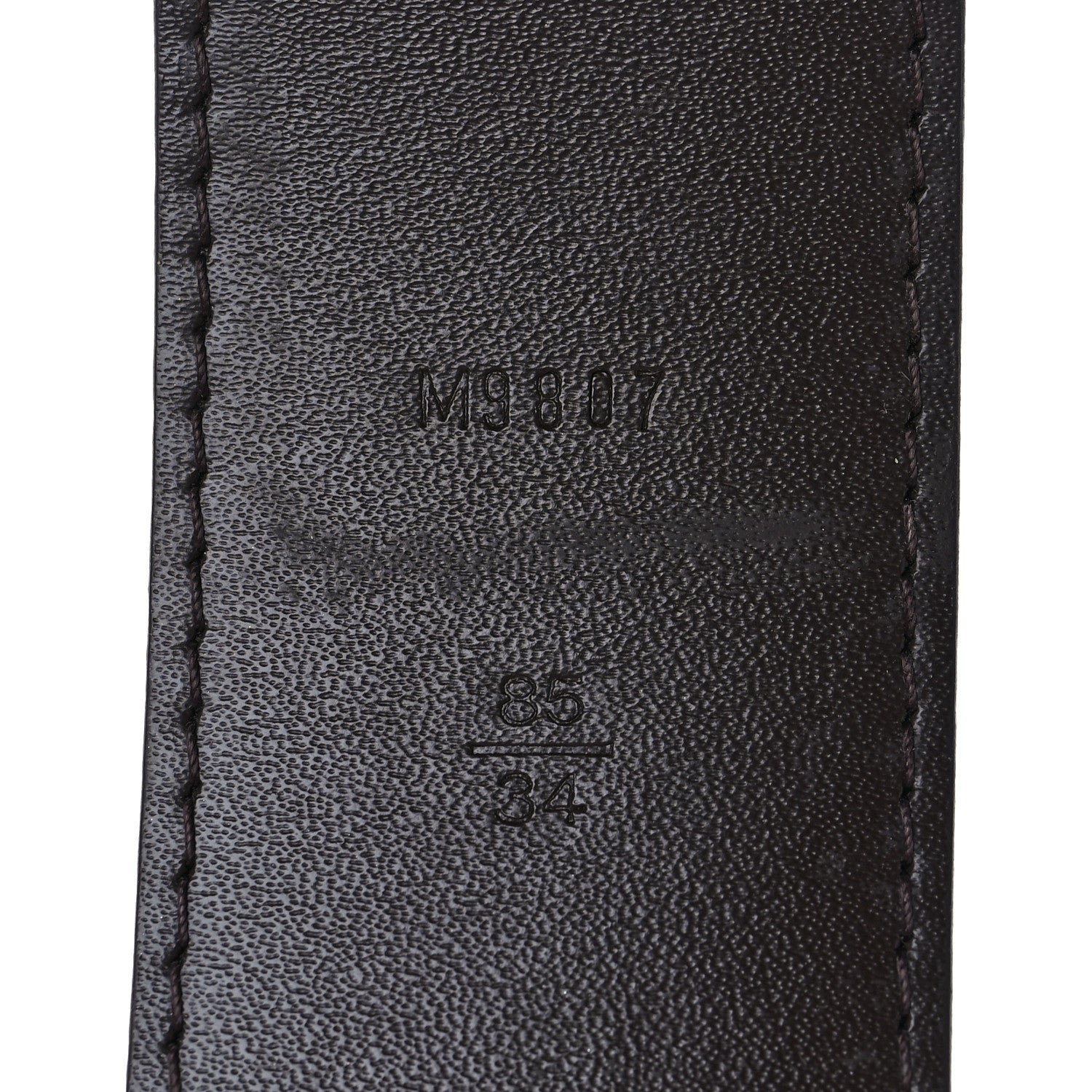 Louis Vuitton Damier Ebene 40mm LV Initiales Belt 85 34 5 of 8