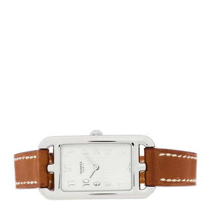 Hermes Stainless Steel Barenia 20mm Nantucket Quartz Watch Fauve 2 of 4