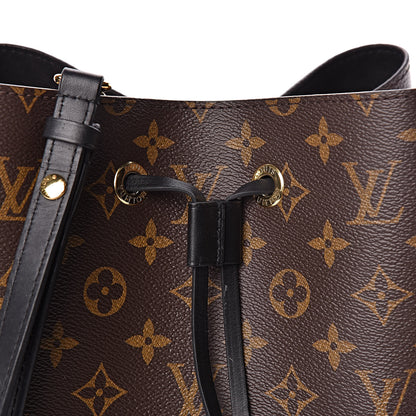 Louis Vuitton Monogram Neonoe MM Black 9 of 10