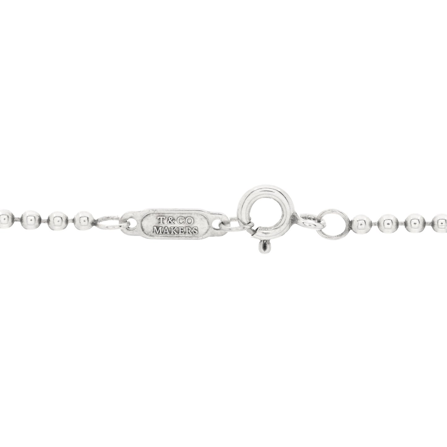 Sterling Silver 1837 Makers Square Pendant Necklace