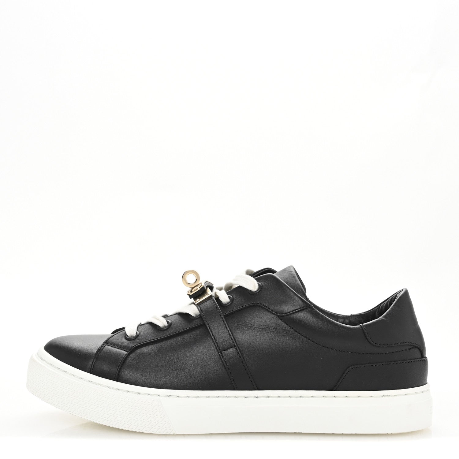 Hermes Calfskin Day Sneakers 37 Black 1 of 11