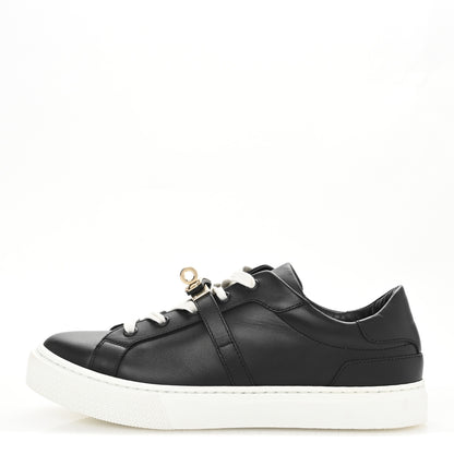 Hermes Calfskin Day Sneakers 37 Black 1 of 11