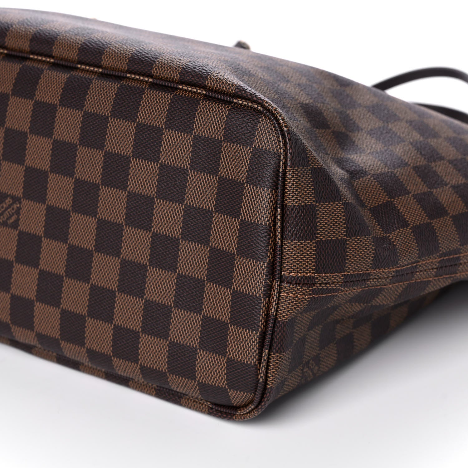 Louis Vuitton Damier Ebene Neo Neverfull MM Rose Ballerine 10 of 11