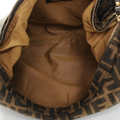 Fendi Zucca Cuoio Lucido Small Chef Hobo Tobacco Moro 5 of 8