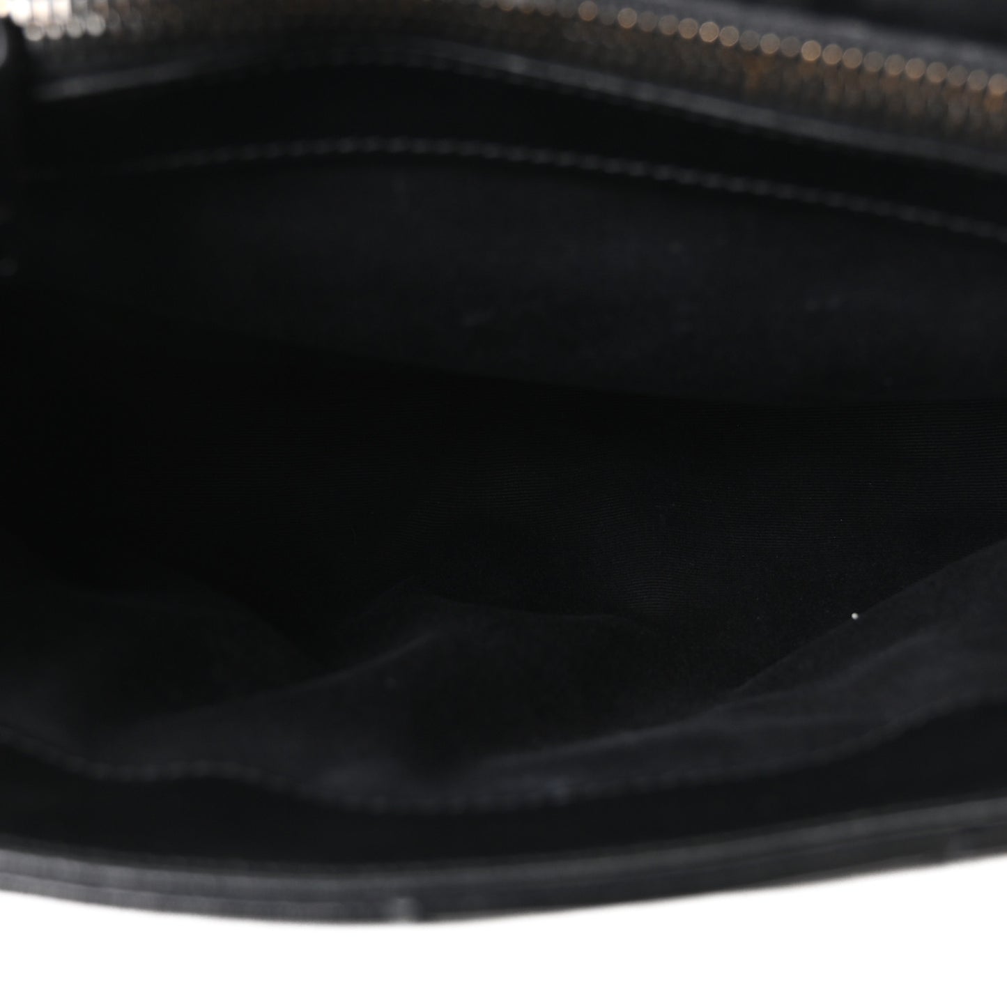 Calfskin Y Quilted Monogram Monochrome Medium Loulou Chain Satchel Black