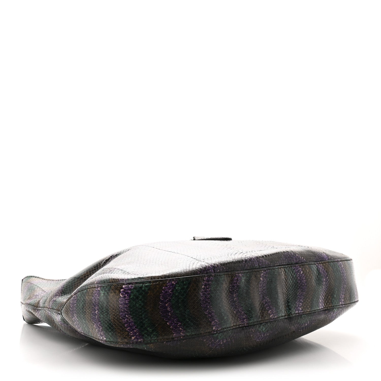 Gucci Snakeskin Large Jackie Hobo Green Multicolor 5 of 13