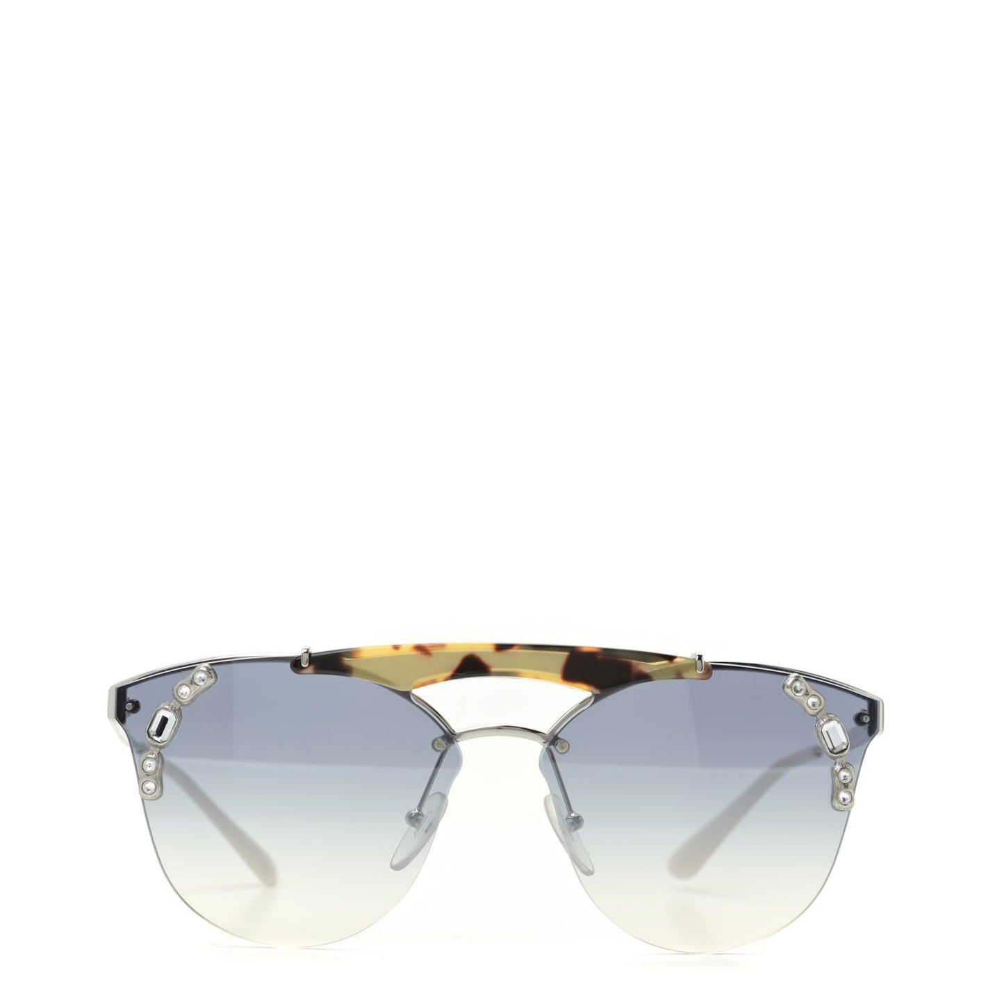 Acetate Crystal Sunglasses SPR 53U Tortoise