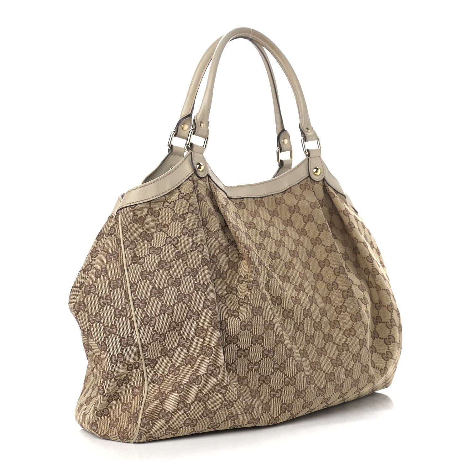 Gucci Monogram Large Sukey Tote Off White 3 of 18