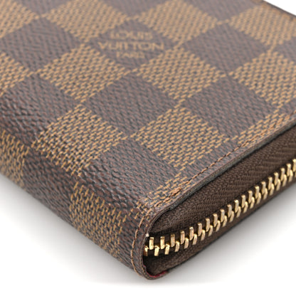 Louis Vuitton Damier Ebene Clemence Wallet Cherry 8 of 13