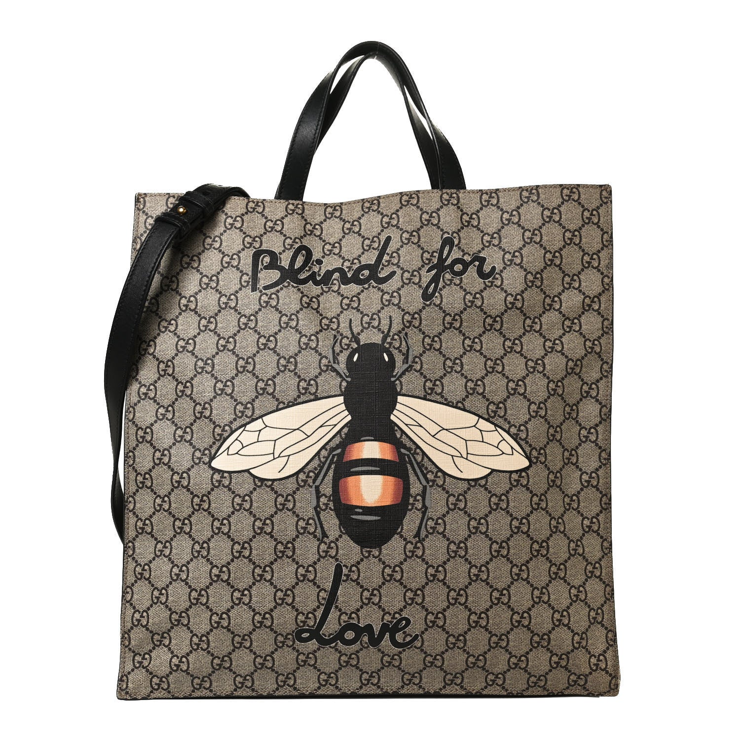 Gucci GG Supreme Monogram Blind for Love Vertical Tote 1 of 15